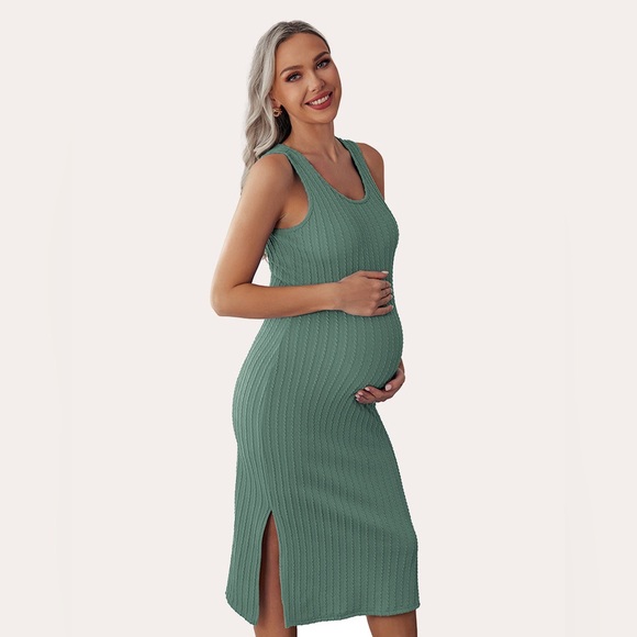 Ekouaer Maternity & Nursing Dress - Super Soft V-Neck For Pregnancy & Breastfeeding